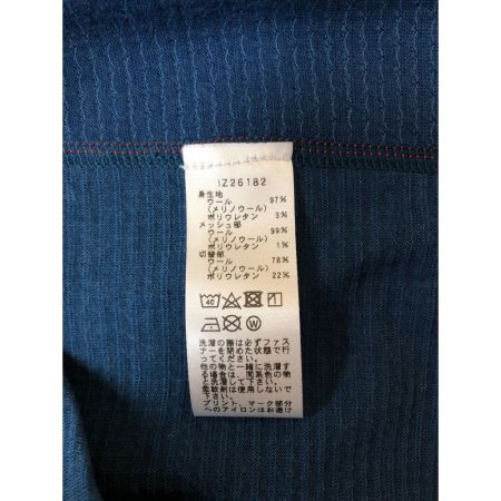  ICE BREAKER メンズ カットソー ハーフジップカットソー サイズL ネイビー