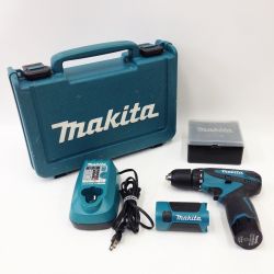〇〇 MAKITA マキタ ドライバドリル  DF030DWX ブラック フラッシュライトML100付 Bランク