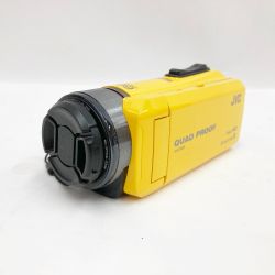 〇〇 JVC ジェーブイシー エブリオ Everio R  デジタルビデオカメラ GZ-R400-Y イエロー Bランク