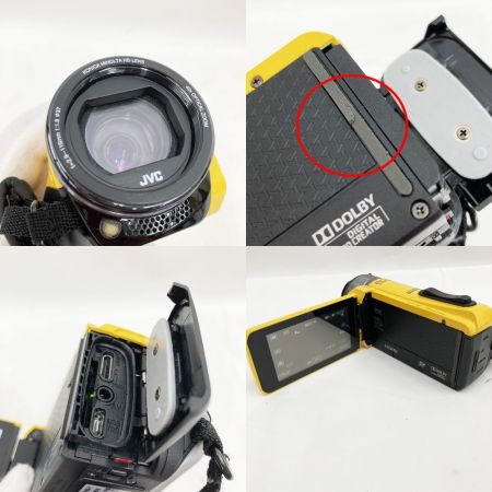  JVC ジェーブイシー エブリオ Everio R  デジタルビデオカメラ GZ-R400-Y イエロー