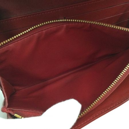  LOUIS VUITTON ルイヴィトン 長財布 ポルトフォイユ・サラ ヌー ヴェルニ ポムダムール M91499 レッド