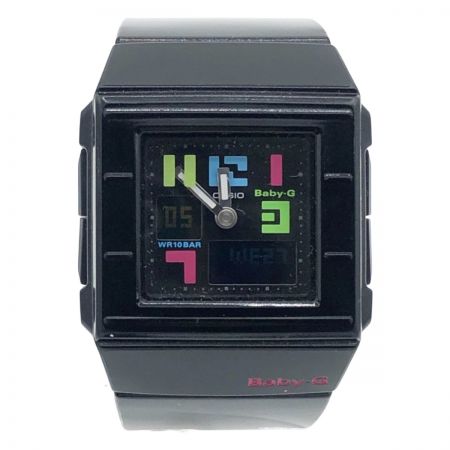  CASIO カシオ BABY-G CASKET ポッピングダイアル BGA-200PD ブラック 腕時計