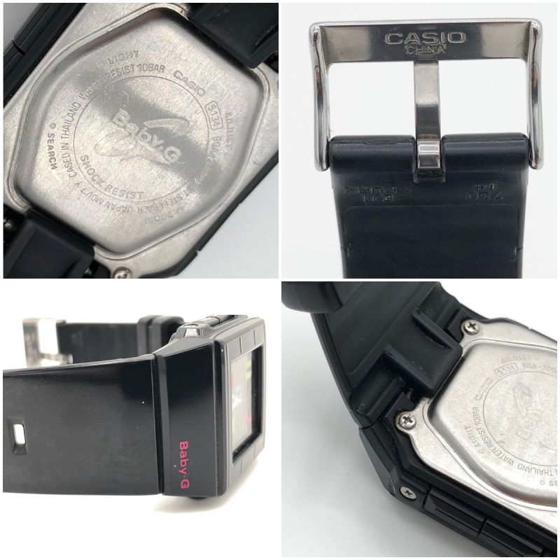 中古】 CASIO カシオ BABY-G CASKET ポッピングダイアル BGA-200PD