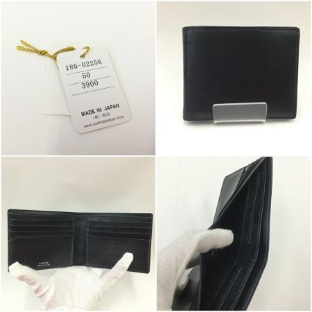  PORTER ポーター 二つ折り財布 BILL BRIDLE レザー ネイビー ブラック