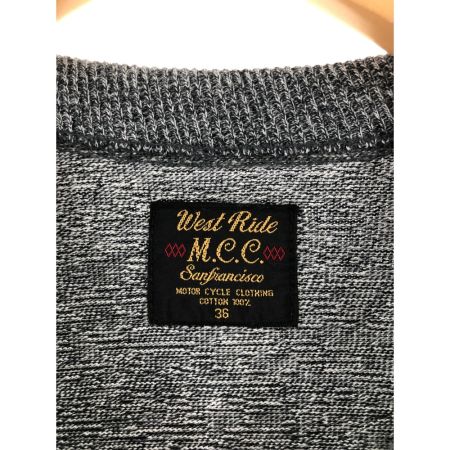  WEST RIDE ウエストライド メンズ スウェット サイズ36 グレー