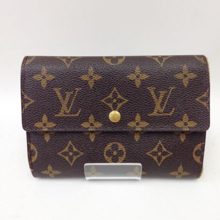  LOUIS VUITTON ルイヴィトン  モノグラム ポルトトレゾール・エテュイパピエ 二つ折り財布 財布 M61202