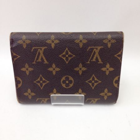  LOUIS VUITTON ルイヴィトン  モノグラム ポルトトレゾール・エテュイパピエ 二つ折り財布 財布 M61202