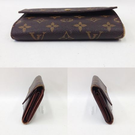  LOUIS VUITTON ルイヴィトン  モノグラム ポルトトレゾール・エテュイパピエ 二つ折り財布 財布 M61202