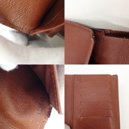  LOUIS VUITTON ルイヴィトン  モノグラム ポルトトレゾール・エテュイパピエ 二つ折り財布 財布 M61202