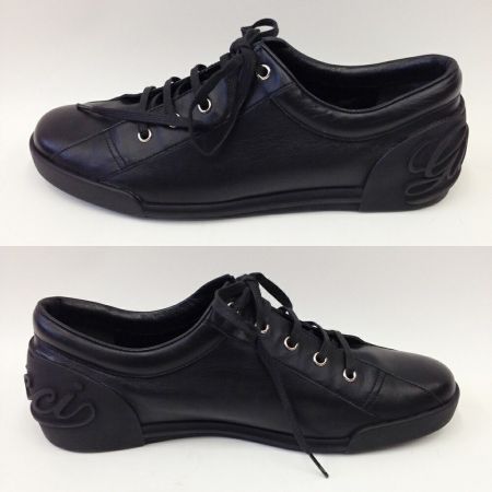  GUCCI グッチ レザー メンズ シューズ スニーカー 281009 ブラック