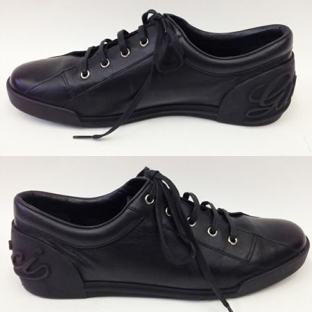  GUCCI グッチ レザー メンズ シューズ スニーカー 281009 ブラック