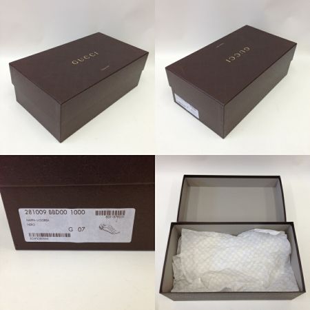  GUCCI グッチ レザー メンズ シューズ スニーカー 281009 ブラック