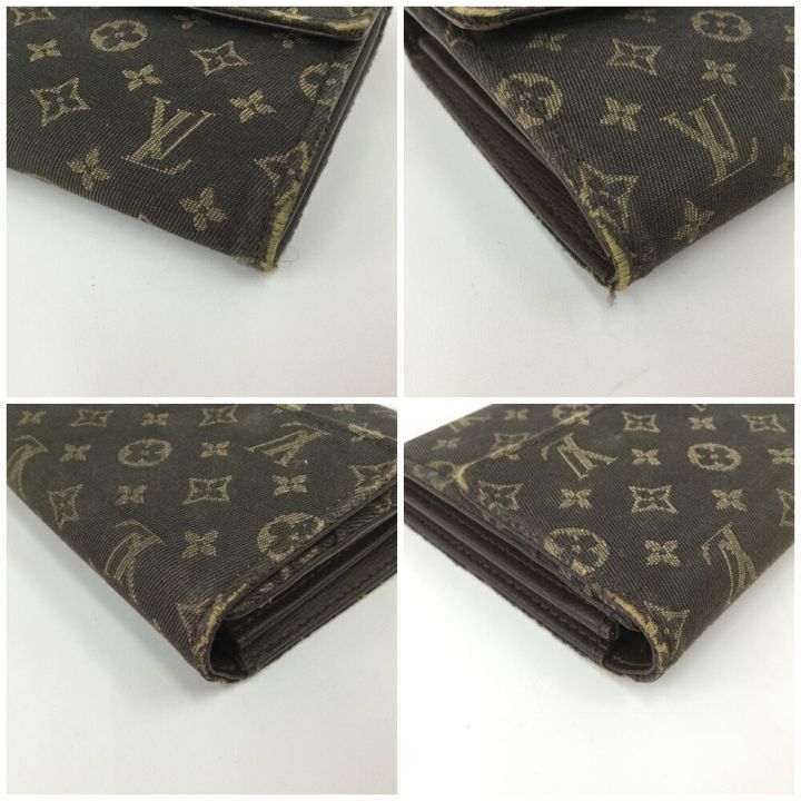 LOUIS VUITTON ルイヴィトン モノグラムミニラン ポルトフォイユサラ エベヌ 長財布 M95234  ブラウン｜中古｜なんでもリサイクルビッグバン