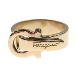 〇〇 Ferragamo フェラガモ スカーフ リング   ガンチーニ ゴールド Bランク
