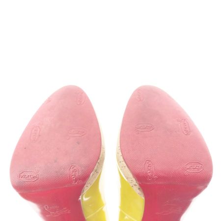  Christian Louboutin クリスチャンルブタン レディース ストラップサンダル イエロー 表記サイズ 37