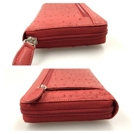  オーストリッチ オーストラウンド 財布 302-017 レッド