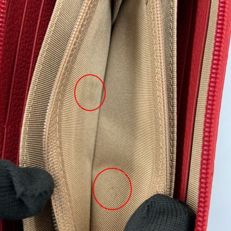  オーストリッチ オーストラウンド 財布 302-017 レッド