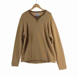 〇〇 CLUCT クラクト メンズ カットソー サイズL ベージュ Bランク