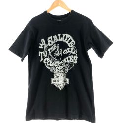 〇〇 WEST RIDE ウエストライド メンズ Tシャツ サイズ36 ブラック Bランク