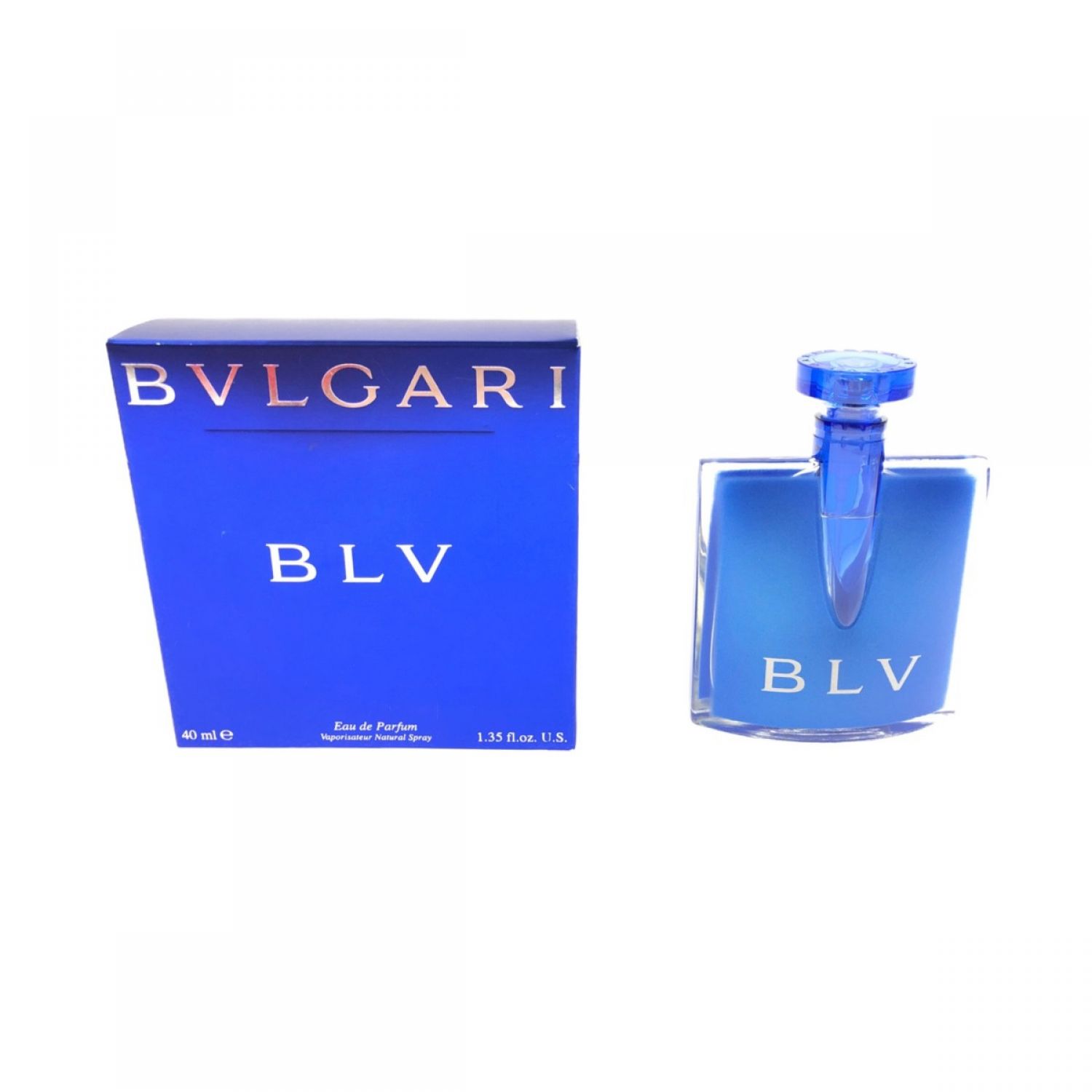 中古】 BVLGARI ブルガリ ブルー オード パルファム 香水 40ml Bランク