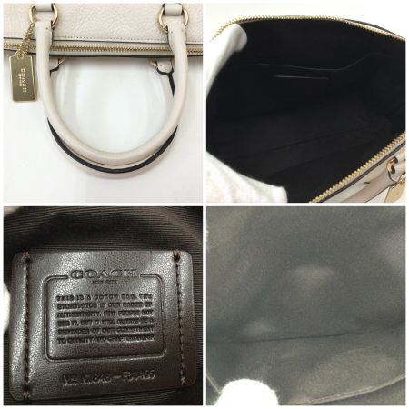  COACH コーチ 2WAYバッグ F31466 アイボリー