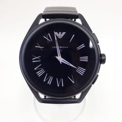 〇〇 EMPORIO ARMANI エンポリオアルマーニ メンズ　スマートウォッチ ART-5020 ブラック Bランク