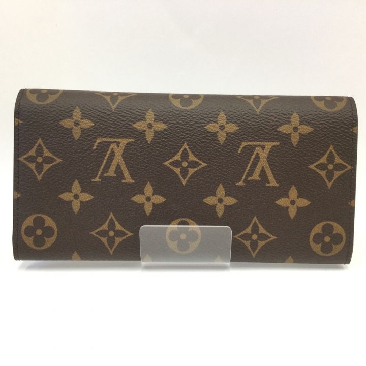 LOUIS VUITTON ルイヴィトン モノグラム ポルトフォイユ・エミリー 長財布 M60697 ブラウン｜中古｜なんでもリサイクルビッグバン