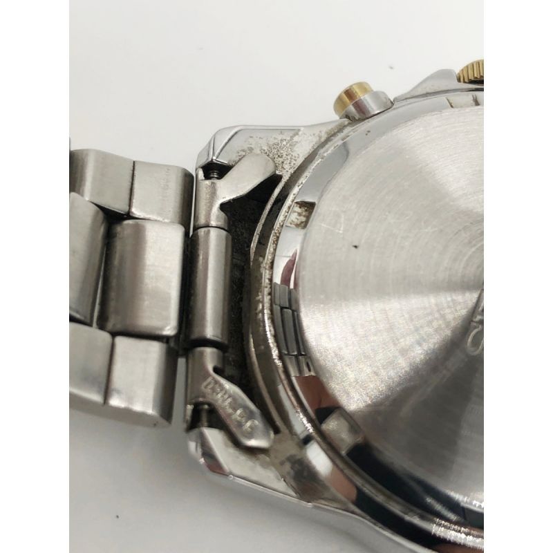 中古】 SEIKO セイコー メンズ 腕時計 クロノグラフ 7T92-0DW0