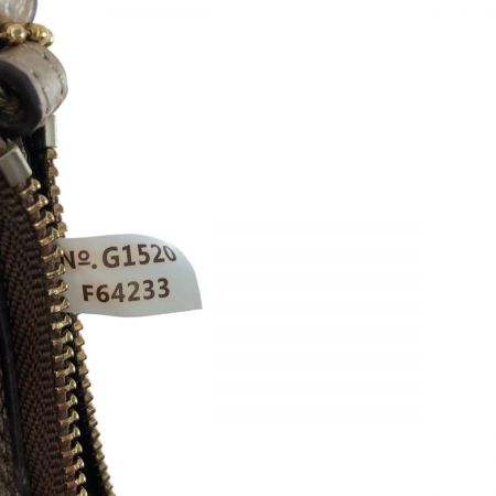  COACH コーチ シグネチャー リストレット ポーチ F64233 ブラウン