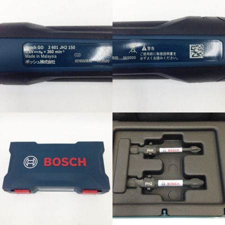  BOSCH ボッシュ コードレスドライバー BOSCH GO JH2 150 ブラック x グリーン