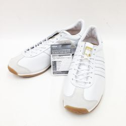 〇〇 adidas アディダス adidas CTRY Originals for EDIFICE 28.5cm スニーカー B26876 ホワイト×ゴールド 未使用品 Aランク