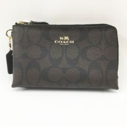 〇〇 COACH コーチ ポーチ F64131 ブラウン Aランク
