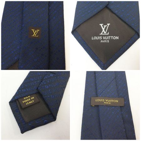  LOUIS VUITTON ルイヴィトン ネクタイ ネイビー
