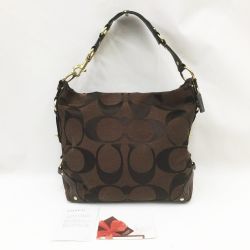 〇〇 COACH コーチ ショルダーバッグ 10620 ブラウン Bランク