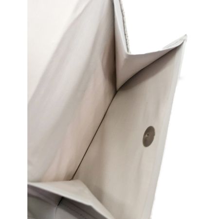   パイソン 蛇皮 ヘビ皮 二つ折り財布  ホワイト