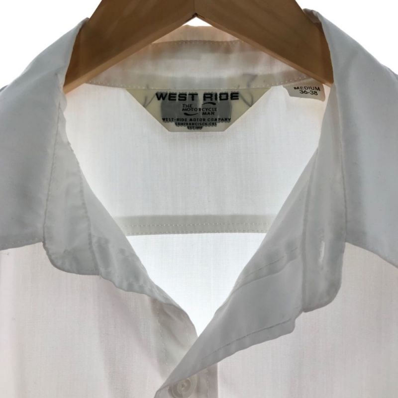 素材綿WESTRIDE ウエストライド 半袖シャツ Mサイズ