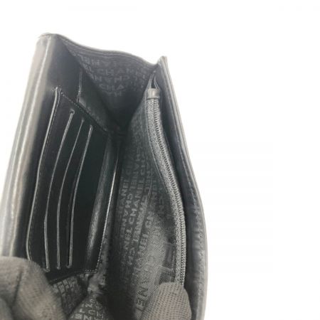  CHANEL シャネル マトラッセ　二つ折り財布 ブラック 現状渡し