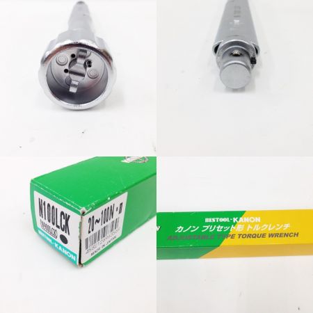 中古】 KANON カノン ヘッド交換式プリセット形トルクレンチ N 100 LCK