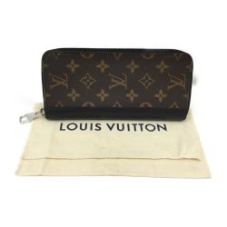 〇〇 LOUIS VUITTON ルイヴィトン モノグラム マカサー ジッピーウォレット・ヴェルティカル 長財布 M60109 ブラウン Aランク