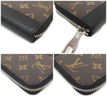  LOUIS VUITTON ルイヴィトン モノグラム マカサー ジッピーウォレット・ヴェルティカル 長財布 M60109 ブラウン