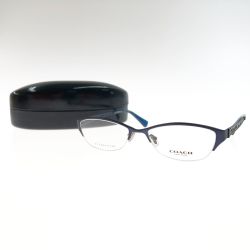 〇〇 COACH コーチ メガネフレーム 53□17 140 5060TD ネイビー Aランク