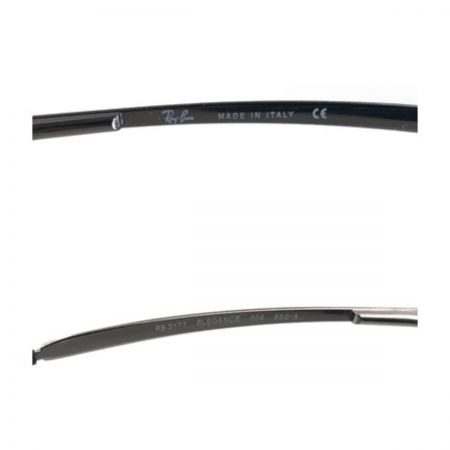  RAY-BAN レイバン オリンピアン サングラス RB3177 ブラック x シルバー