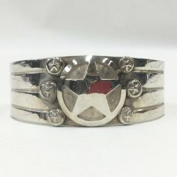 〇〇 LUCKY JOHN スターオーバーレイバングル　シルバー Cランク