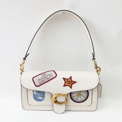 〇〇 COACH コーチ KOKI コラボ限定 ショルダーバッグ ホワイト Aランク