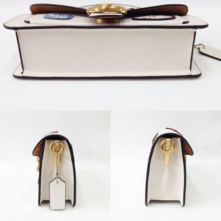  COACH コーチ KOKI コラボ限定 ショルダーバッグ ホワイト