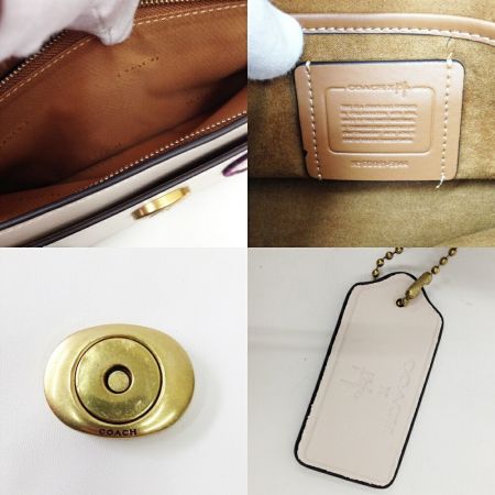  COACH コーチ KOKI コラボ限定 ショルダーバッグ ホワイト
