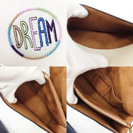  COACH コーチ KOKI コラボ限定 ショルダーバッグ ホワイト