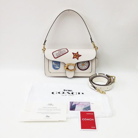  COACH コーチ KOKI コラボ限定 ショルダーバッグ ホワイト