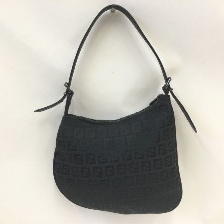  FENDI フェンディ ズッカ ミニショルダーバッグ 8BR248 ブラック