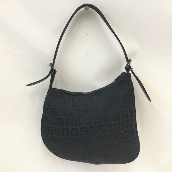 FENDI フェンディ ズッカ ミニショルダーバッグ 8BR248 ブラック FENDI フェンディ ズッカ ミニショルダーバッグ 8BR248 ブラック